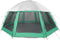 vidaXL - Zwembadtent - uitneembare - buiten- - gaaswanden - 510x510 - cm - zeegroen