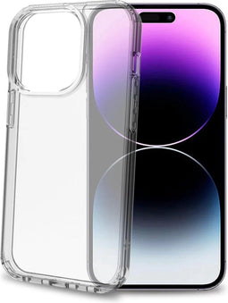 Celly Freedom Siliconen hoesje met koord - Geschikt voor Samsung Galaxy S23 - TPU Back Cover - Telefoonkoord - Transparant