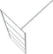 vidaXL - Inloopdouchewand - 80x195 - cm - transparant - ESG-glas - zilverkleurig
