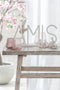 J-Line decoratie Amis - metaal - wit