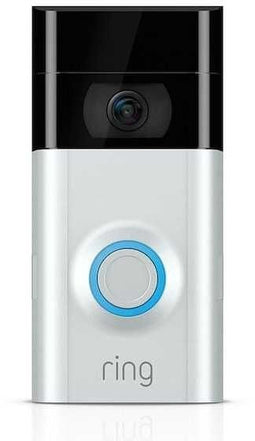 Ring Video Doorbell 2 - Videodeurbel - 1080p HD - Zilver/Zwart