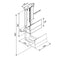 Neomounts CPU-D200BLACK - PC steun - hoogteverstelling 39-54 cm - breedteverstelling 13-23 cm - zwart