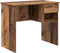 vidaXL - Bureau - met - Opbergruimte - - - Oud - Hout - - - 90x49,5x75 - cm - - - Bewerkt - Hout