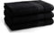 DoubleDry Hotel Badhanddoeken - 70 x 140 cm - 100% Katoen 500 g/m2 Zacht Absorberend Zwart (set van 3)