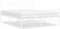 vidaXL - Bedframe - met - hoofd- - en - voeteneinde - metaal - wit - 160x200 - cm