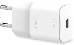 Puro Oplader USB C - 20W Power Delivery - Wit