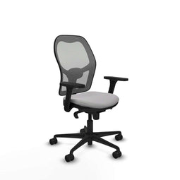 Piqueras y Crespo Jorquera - Bureaustoel - Hoogteverstelbaar met armleuning - Lichtgrijs