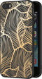 imoshion Hoesje - Geschikt voor iPhone SE (2016) / 5 / 5s - Design hoesje - Golden Leaves