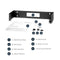 Startech.com WALLMOUNTH2 - 2U 19 inch Scharnierende Beugel - Wandmontage voor Patchpanelen
