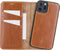 NorthLife - Geschikt voor iPhone 12 / 12 Pro - Lederen Afneembare 2-in-1 bookcase hoes - Cognac