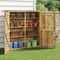 vidaXL - Tuinschuur - 163x50x171 - cm - massief - grenenhout