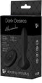 Dream Toys - Dark Desires Alexandra - Vibrerende buttplug - Zwart