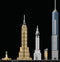 LEGO Architecture - New York City (21028) - Skyline model - 26 cm hoog