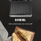 Bestron elektrische tosti apparaat met opvangbak, Contactgrill met Cool-Touch-handgreep & 180° opening, panini grill met antiaanbaklaag, instapmod