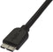Startech USB3AUB50CMS - USB 3.0 Micro USB Kabel - Dunne flexibele kabel 0,5 m - Zwart