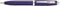 Sheaffer balpen - 100 E9339 - Glossy blue lacquer chrome plated - SF-E2933951
