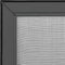 vidaXL Raamhor uitschuifbaar (100-193)x75 cm antracietkleurig
