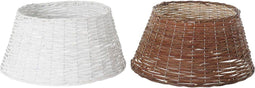 Kerstboomrok DKD Home Decor vlechtwerk (59 x 59 x 26 cm) (2 Stuks)