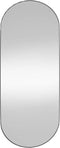 vidaXL - Wandspiegel - 25x60 - cm - ovaal - glas