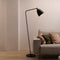 Atmooz - Vloerlamp Central - E27 - zwart - Staande Lamp - Stalamp - Woonkamer - Hoogte 158cm - Metaal