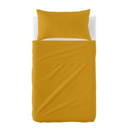 Set beddengoed HappyFriday BASIC KIDS Mosterd Wieg voor baby's 2 Onderdelen