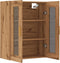 vidaXL - Hangkast - 69,5x34x90 - cm - artisanaal - eikenkleurig