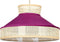 BATALI - Hanglamp - Fuchsiapaars - Rotan