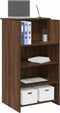vidaXL - Receptiebalie - 55x50x103,5 - cm - bewerkt - hout - bruin - eikenkleur