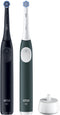 Oral-B iO Series 2 - Elektrische tandenborstel - 3 poetsprogramma's - Zwart & Groen (2 stuks)