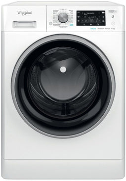 Whirlpool FFD 8489E BSV BE - Wasmachine - 8 kg - FreshCare+ Steam - Wit