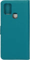 Mobiparts Galaxy A21s (2020) - Wallet Case - Saffiano motief - Turquoise
