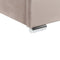 ROUEN - Bed met opbergruimte - Beige - 160 x 200 cm - Fluweel