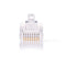 Nedis RJ45-Connector - Male - Solid UTP CAT5e - Recht - Verguld - 10 Stuks - PVC - Transparant - Doos