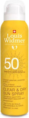 Louis Widmer Zonnebescherming Clear & Dry Sun Spray SPF50 ZP 200ml