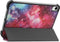 iMoshion Tablet Hoes Geschikt voor iPad Mini 6 (2021) - iMoshion Design Trifold Bookcase - Paars /Space