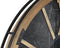Home ESPRIT - Muurklok - Metaal Kristal 127 X 9 X 127 cm - Zwart Goud
