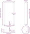 vidaXL - Salontafelpoten - 2 - st - U-vormig - 40x(100-101) - cm - staal - zwart