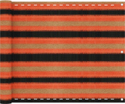 vidaXL - Balkonscherm - 75x600 - cm - HDPE - meerkleurig