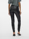 VERO MODA VMGAYA MR PL LEGGING - PU legging - Vegan leather - Zwart
