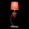 Bureaulamp DKD Home Decor Polyester Hars 25W 220 V Aap (2 pcs) (19 x 17 x 53 cm)