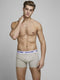 JACK&JONES JACSUPER TWIST TRUNKS - 3-Pack boxershorts - Effen gemeleerd - Grijs licht blauw groen (3-pack)