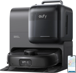 Eufy Omni E28 - Stofzuiger - 3 l stofcapaciteit 2,5 l watertank 5200 mAh zwart