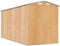 vidaXL - Tuinschuur - 192x440x223 - cm - gegalvaniseerd - staal - lichtbruin