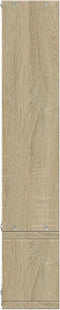 vidaXL - Wandschap - 96x12x64 - cm - bewerkt - hout - sonoma - eikenkleurig
