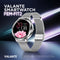 Valante Fem-Fit2 Smartwatch - Smartwatch Dames - Zilver staal - 40 mm - Stappenteller - Hartslagmeter - Bloeddrukmeter - Saturatiemeter