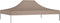 vidaXL - Partytentdak 270 g/m² - 410 x 280 cm - taupe