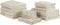 Beliani AREORA - Handdoek set - Beige - Katoen