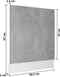 vidaXL - Vaatwasserpaneel - Lyon - 59,5x3x67 - cm - bewerkt - hout - betongrijs