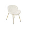 Stoel DKD Home Decor Wit Gouden 63 x 57 x 73 cm