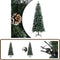vidaXL Kunstkerstboom - 210 cm - PVC - groen